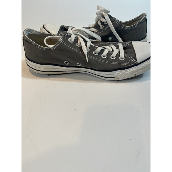 Converse All Star Golf Shoes Modified With Spikes Size 9 RARE Low Tops Gray - Picture 9 of 11